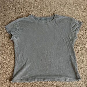 Z Supply Heather Gray Crew Neck Tee